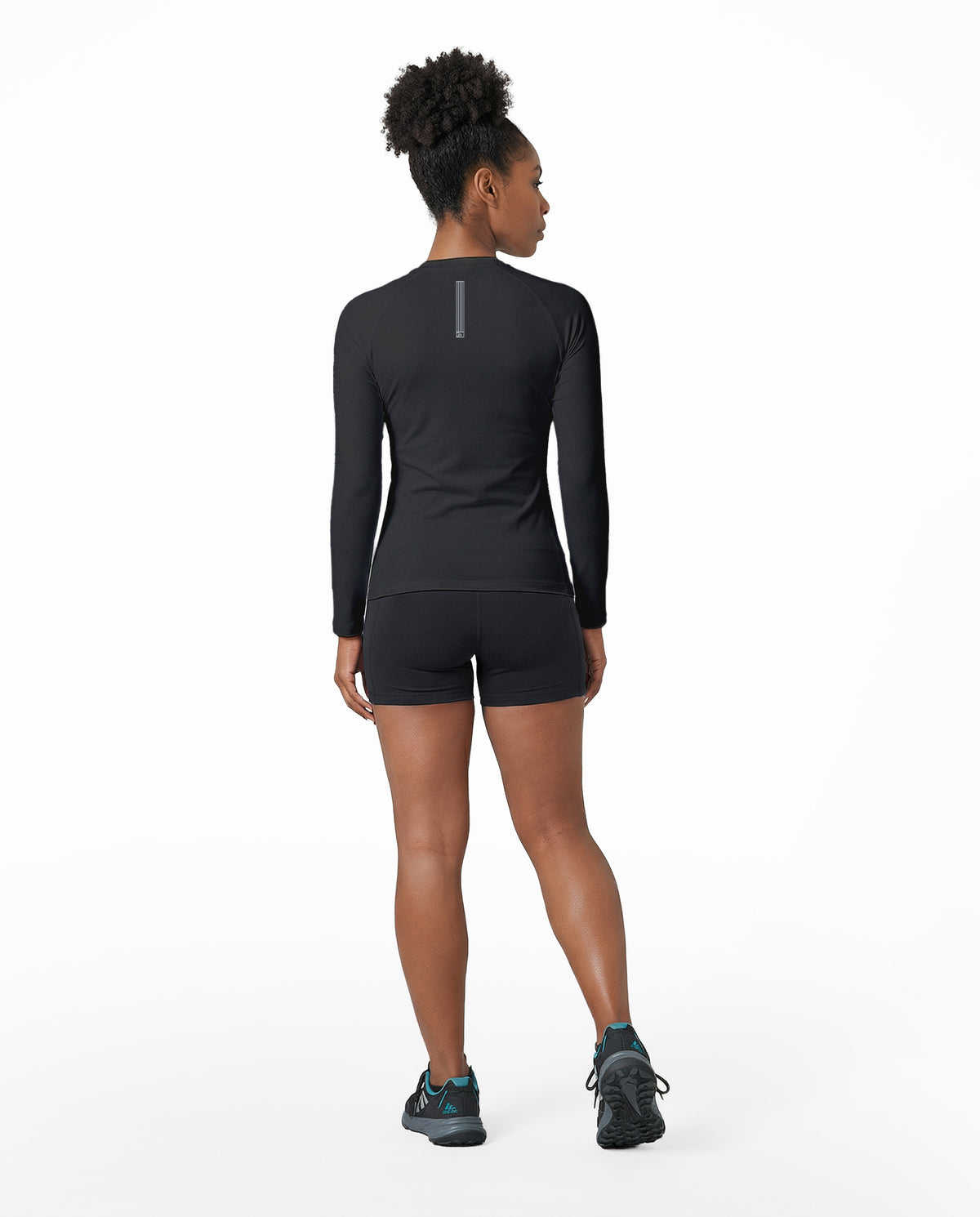 Blusa Segunda Pele UV Vella Feminina - Preta