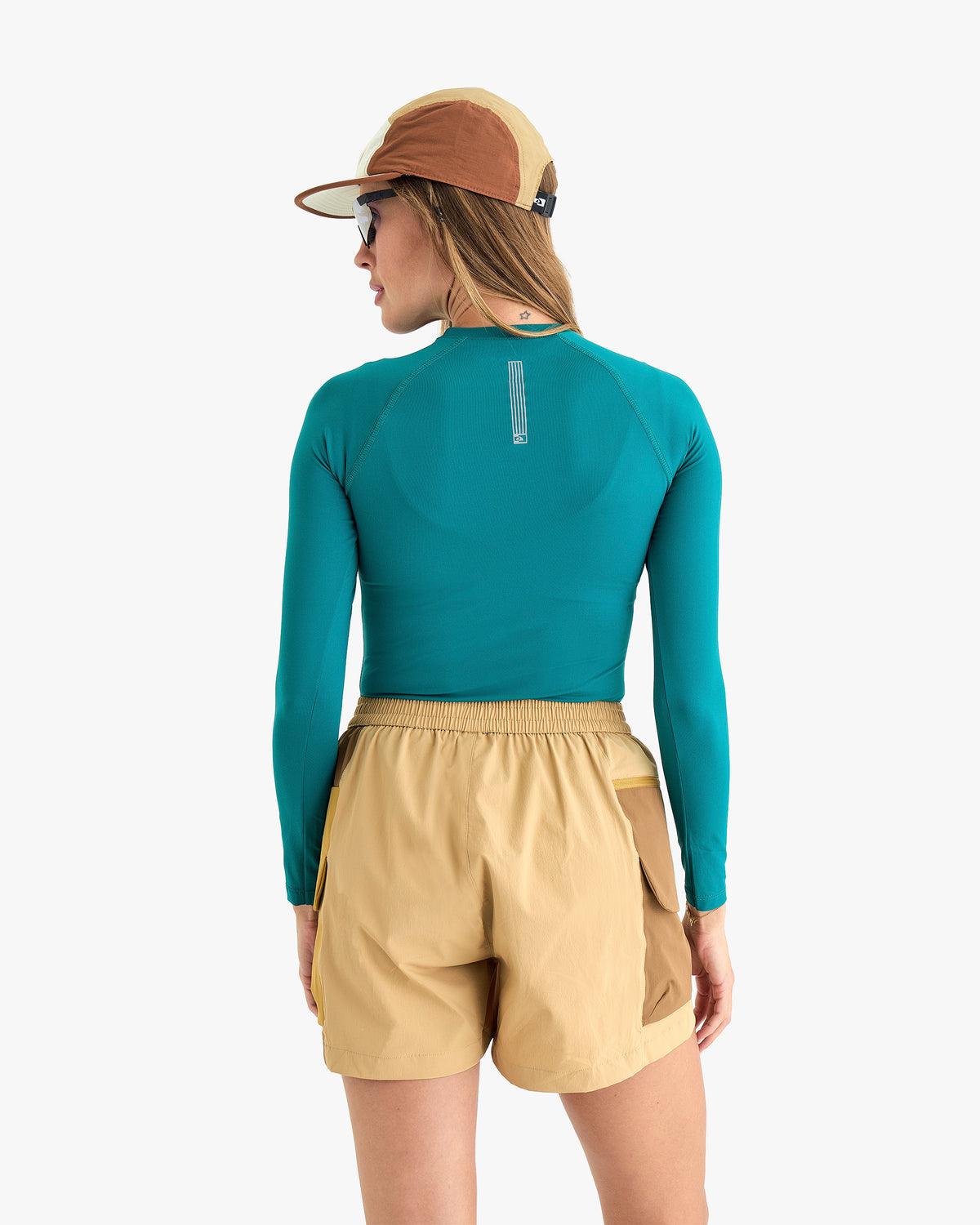 Blusa Segunda Pele UV Vella Feminina - Verde Oceano
