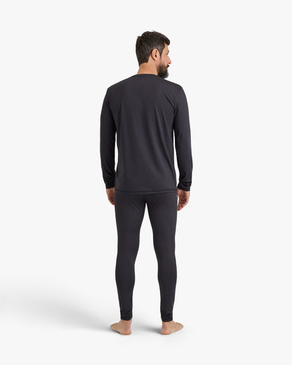 Blusa Segunda Pele Lithium Heat Masculina - Preta