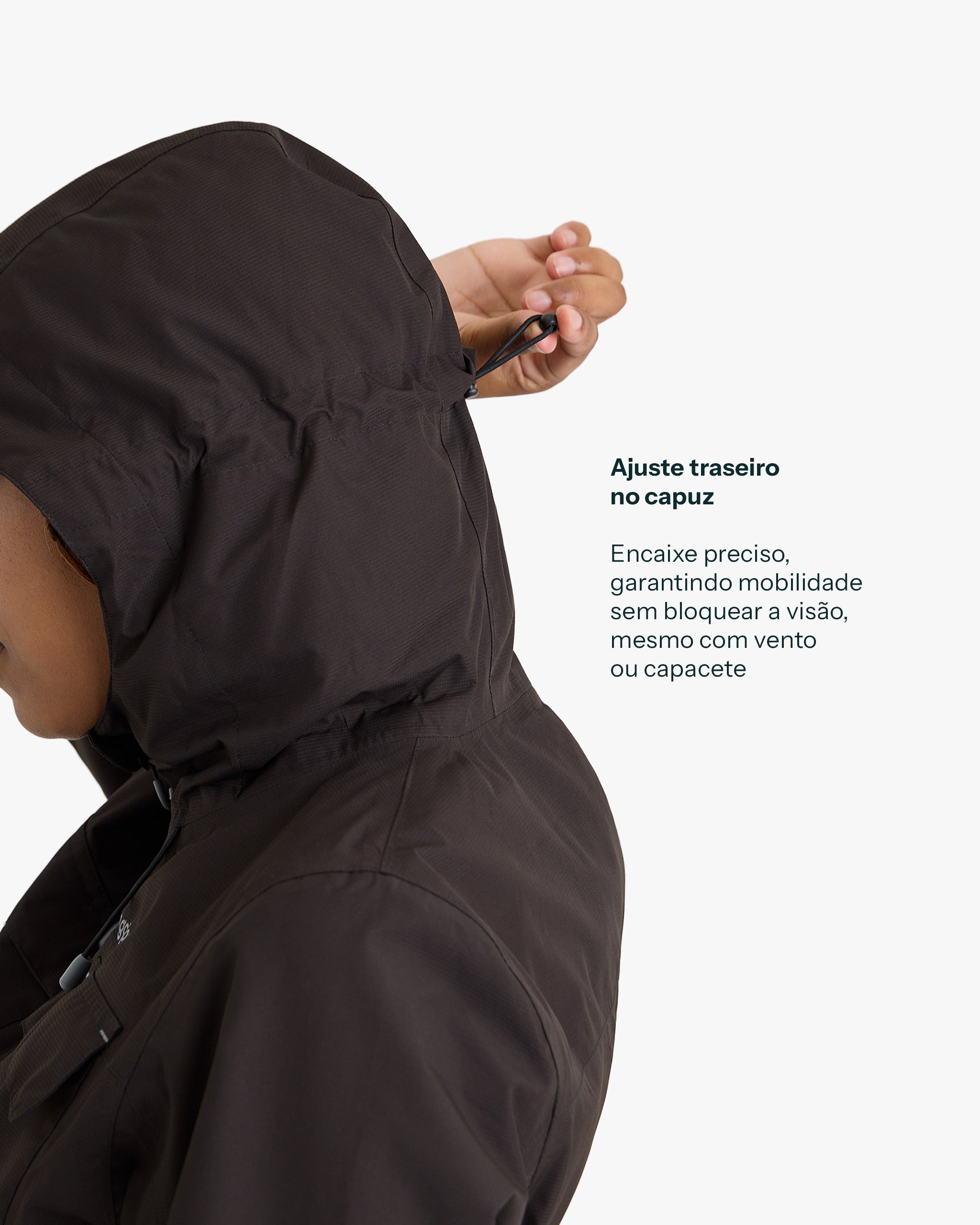 Jaqueta Impermeável Darwin Heat Feminina - Preta