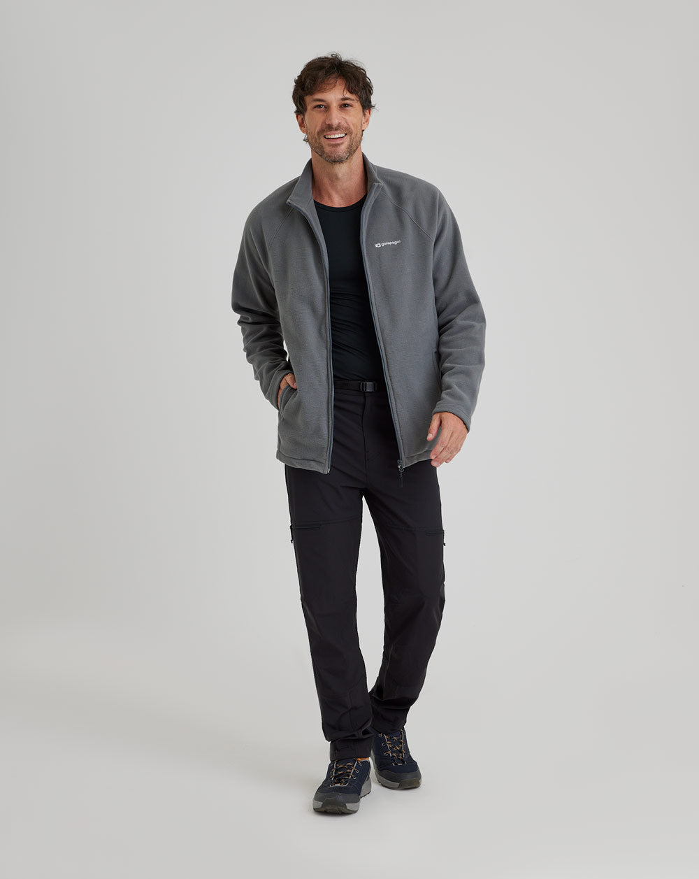 Jaqueta Fleece Kathmandu 2.0 Masculina - Cinza