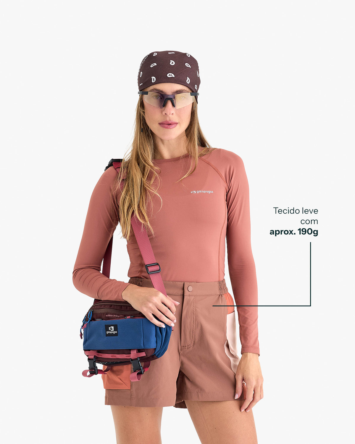 Shorts Raven Feminino - Terracota