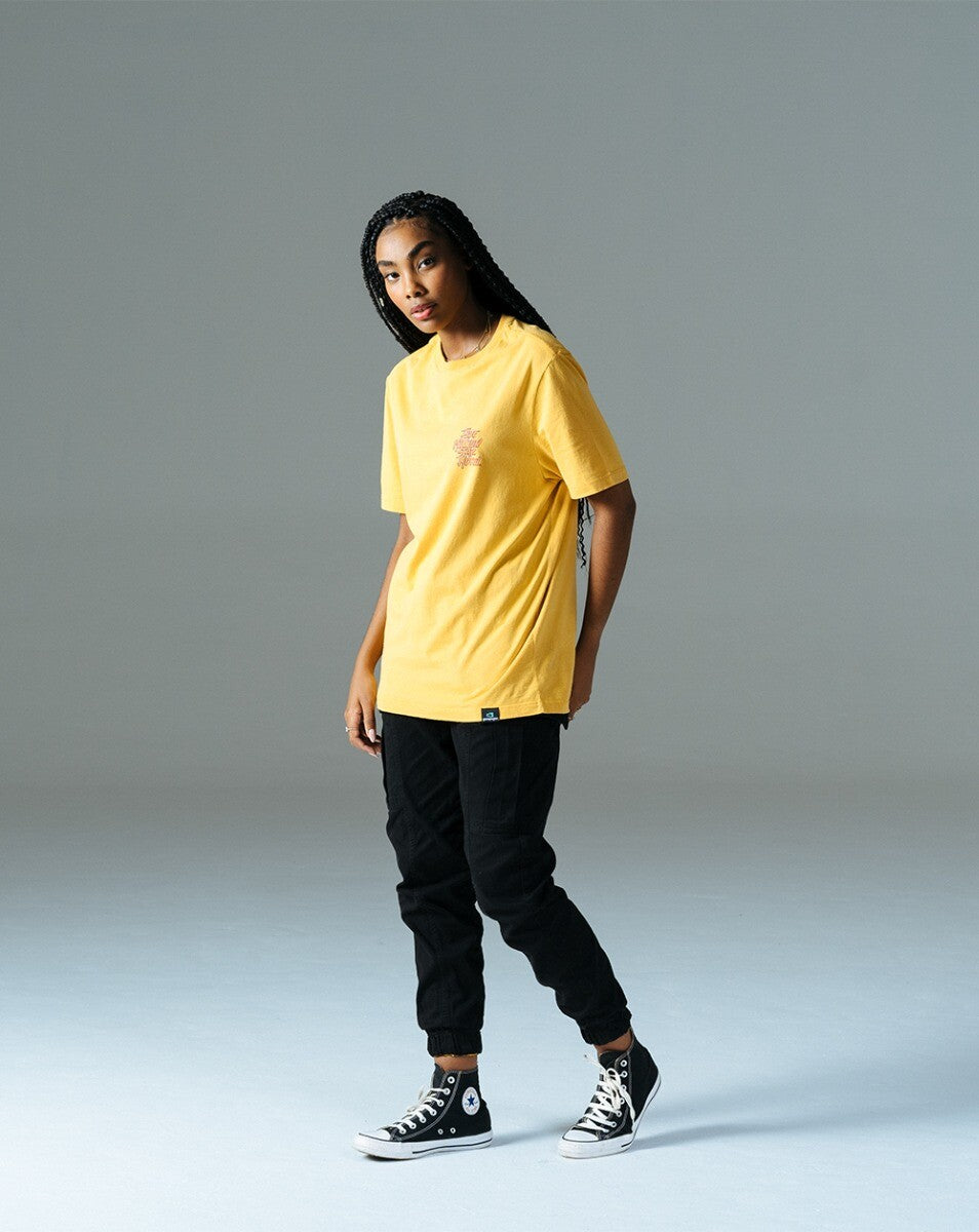 Camiseta Five Stars - Amarelo Açafrão