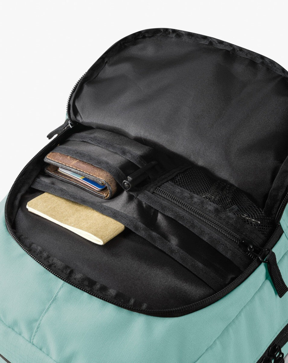 Mochila Gaivota 15L - Salmão, Mostarda e Turquesa