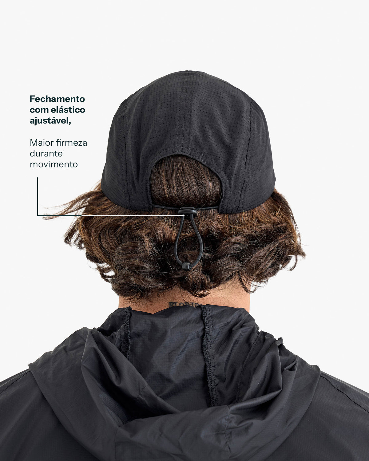 Boné Stride Flex - Preto