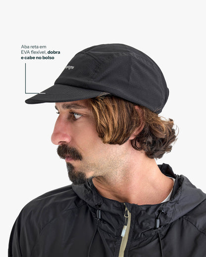 Boné Stride Flex - Preto
