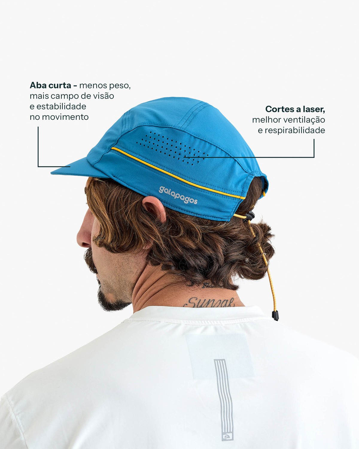 Boné Stride Pro - Verde Oceano