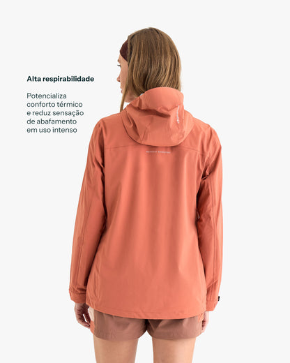 Jaqueta Impermeável Darwin Light Freeze Feminina - Terracota