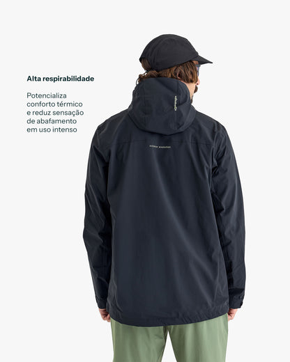 Jaqueta Impermeável Darwin Light Freeze Masculina - Preta