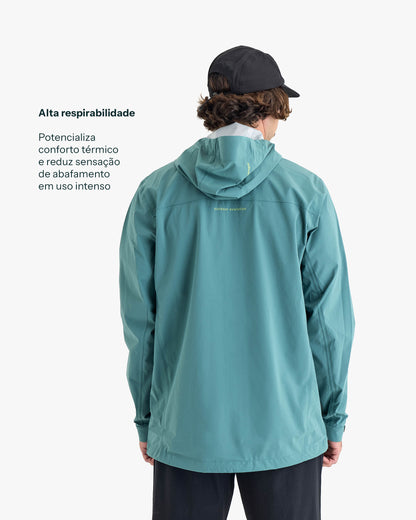 Jaqueta Impermeável Darwin Light Freeze Masculina - Verde Oceano