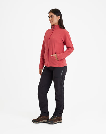 Jaqueta Fleece Kathmandu 2.0 Feminina - Goiaba