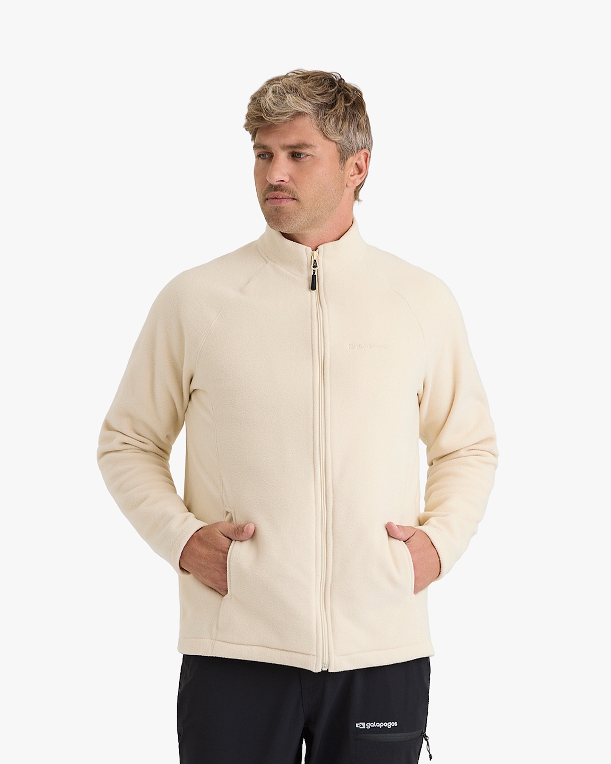 Jaqueta Fleece Kathmandu Masculina Marfim | Galapagos – Galapagos