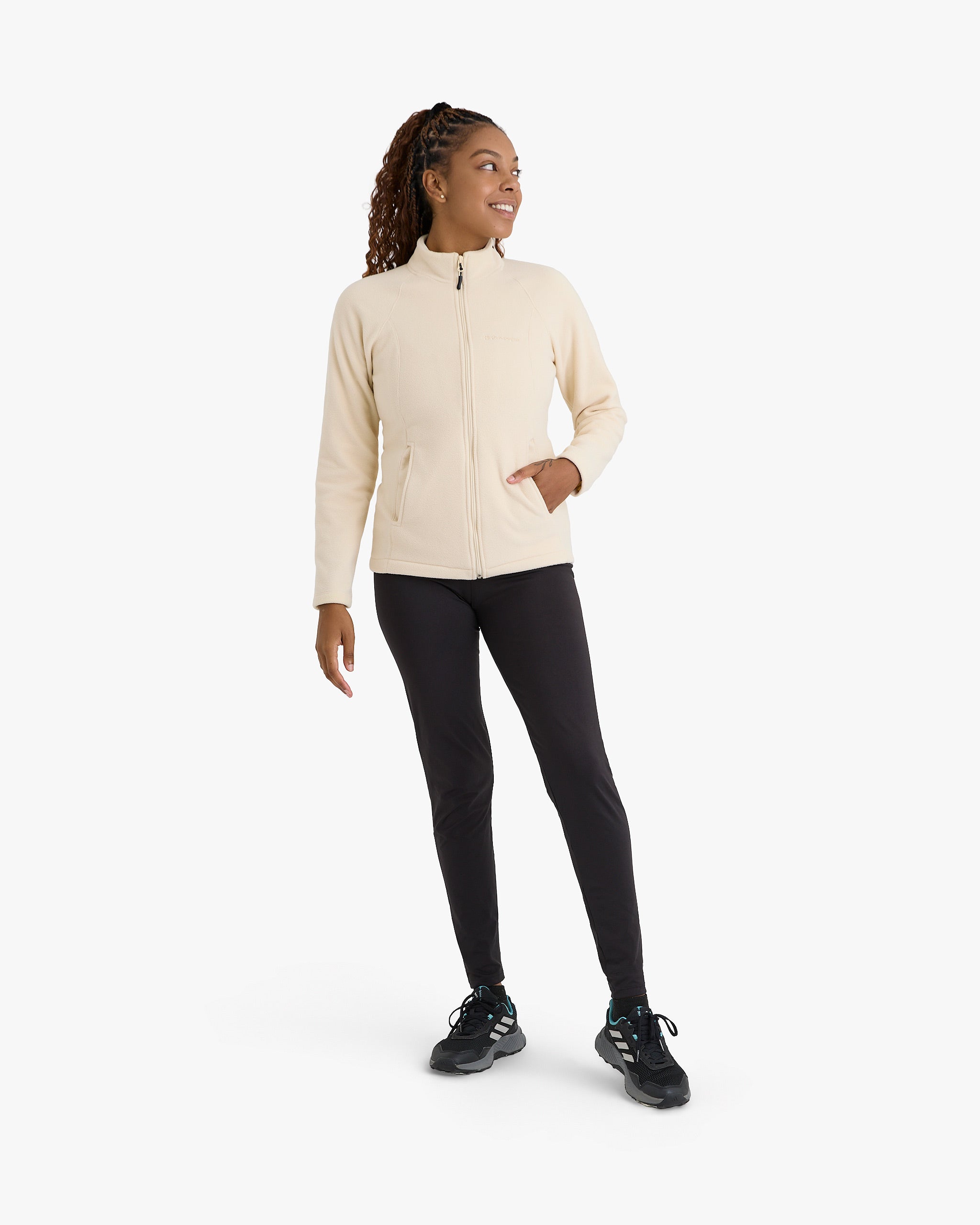 Jaqueta Fleece Kathmandu 2.0 Feminina - Marfim