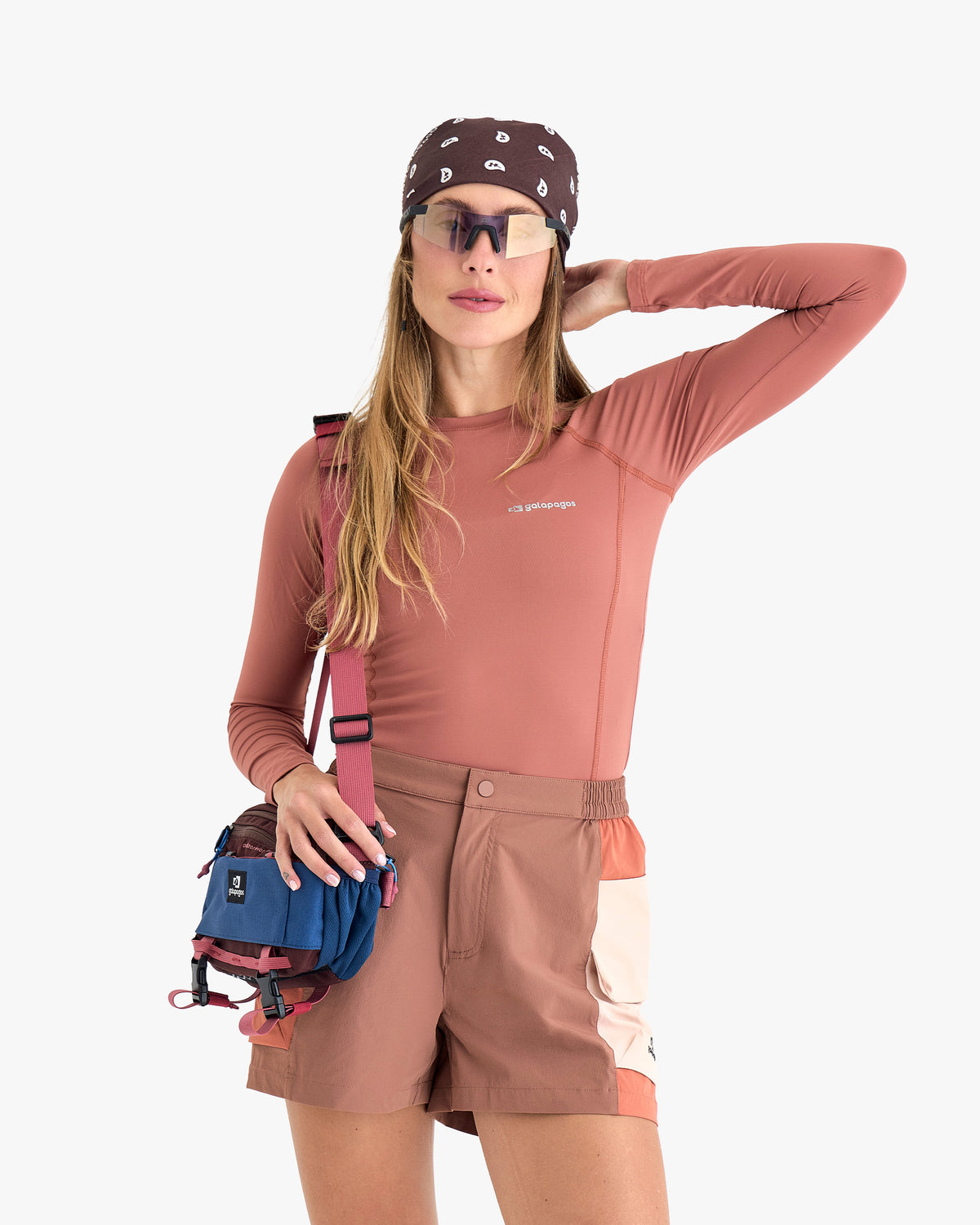 Blusa Segunda Pele UV Vella Feminina - Terracota