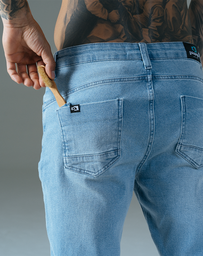 Calça Jeans Escalada Masculina Bolt - Ártico