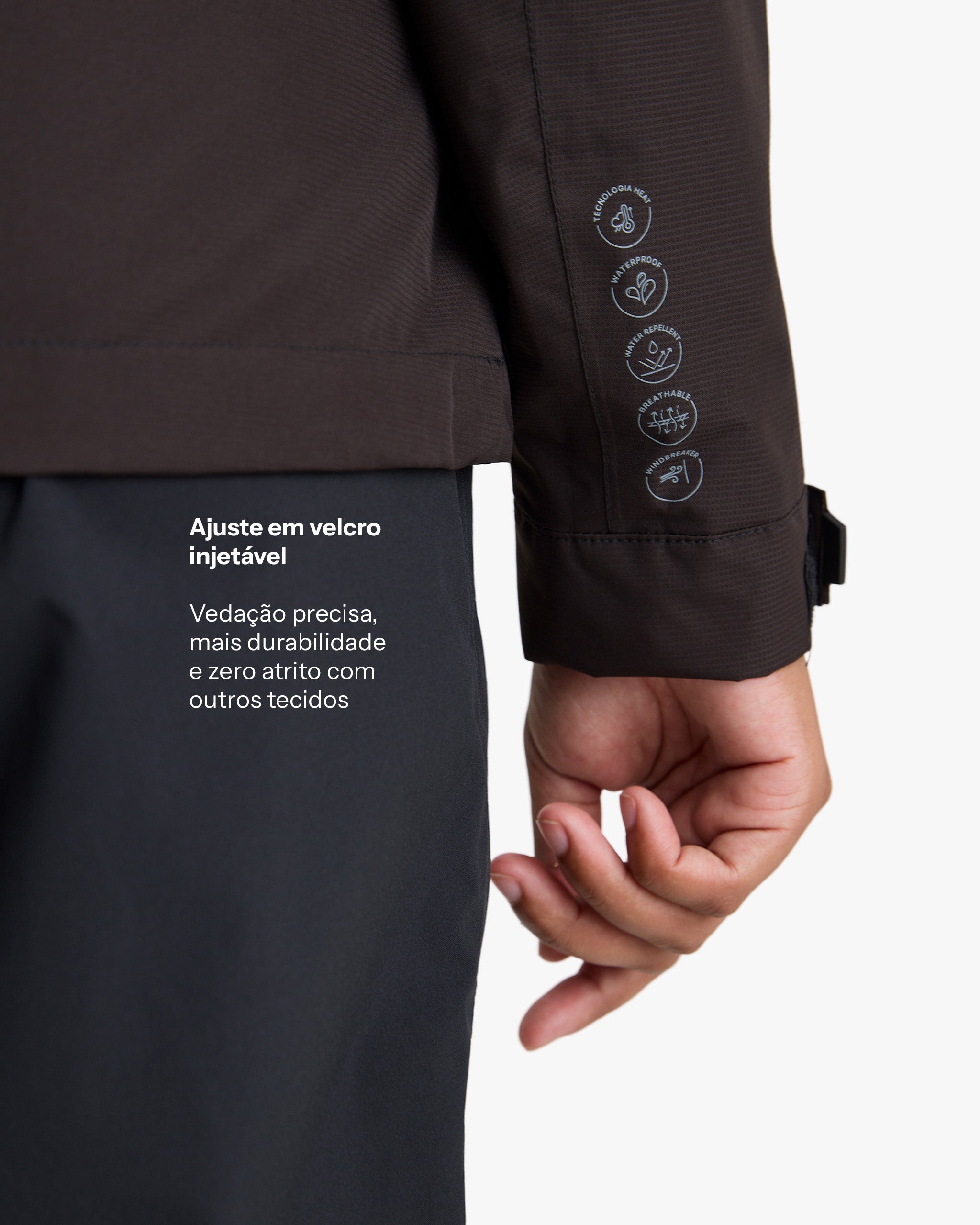 Jaqueta Impermeável Darwin Heat Feminina - Preta