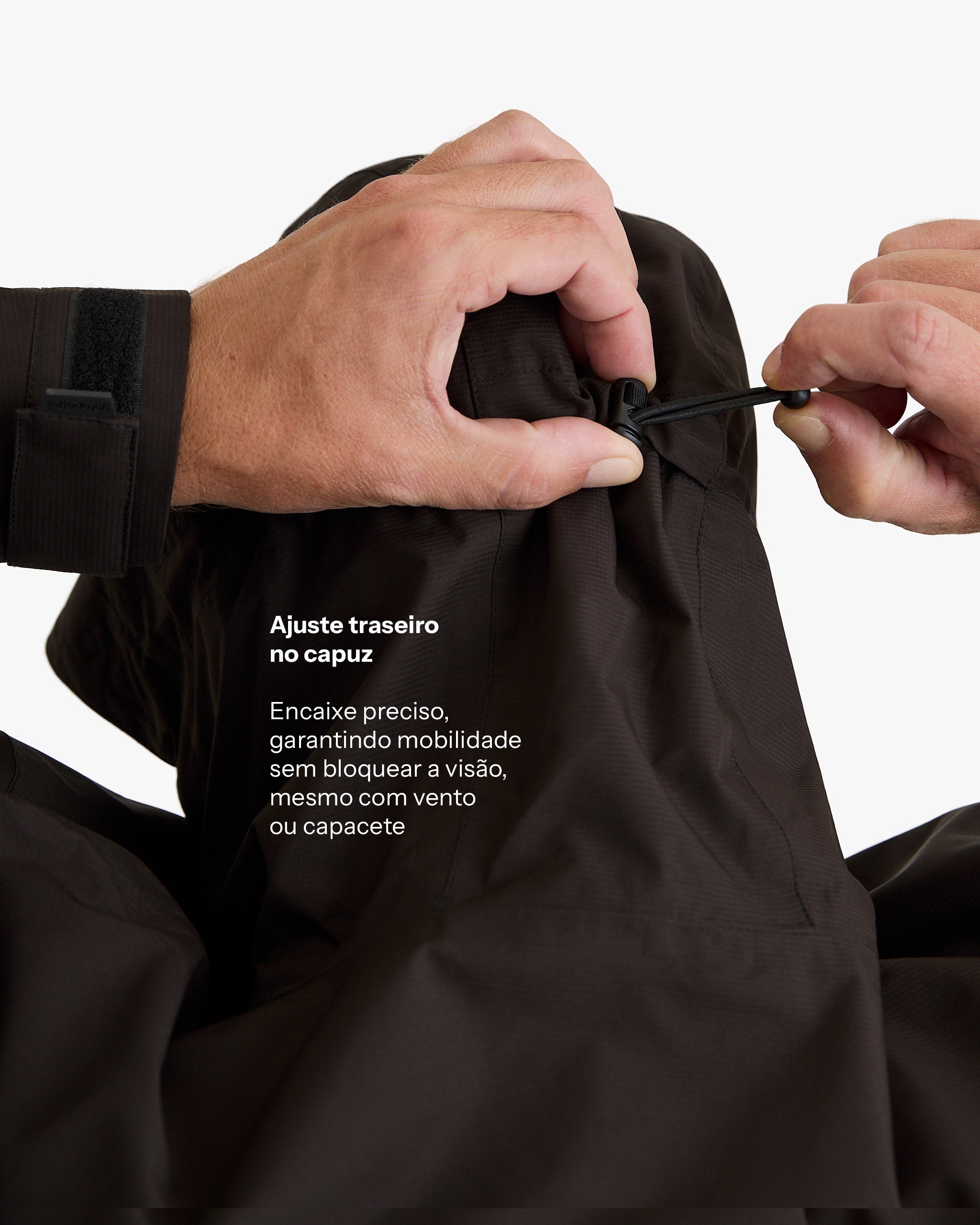 Jaqueta Impermeável Darwin Heat Masculina - Preta