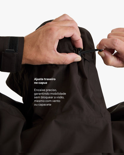 Jaqueta Impermeável Darwin Heat Masculina - Preta