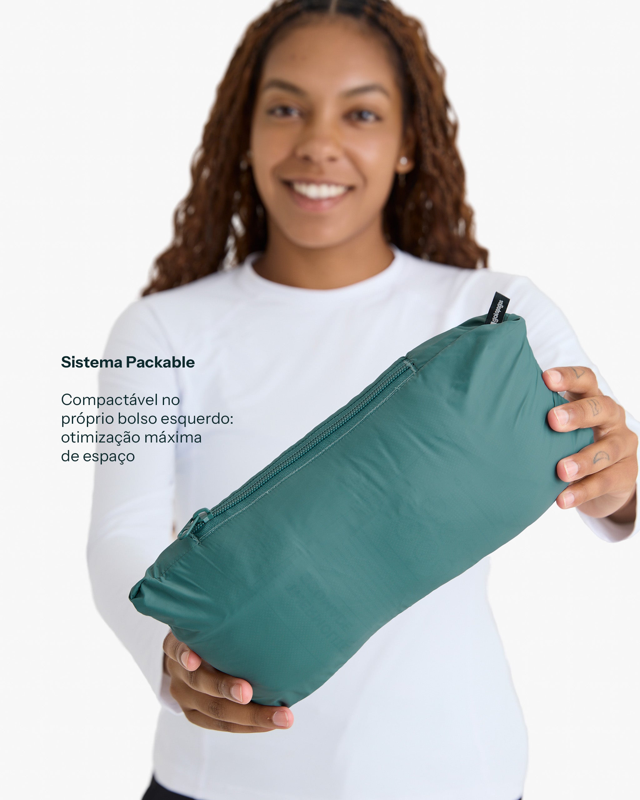 Jaqueta Puffer Ibex Thermolite Heat Feminina - Verde