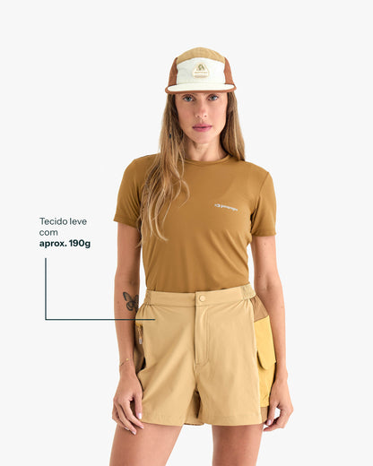 Shorts Raven Feminino - Areia