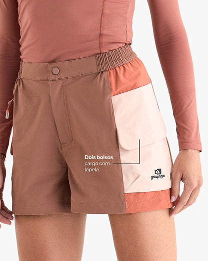 Shorts Raven Feminino - Terracota