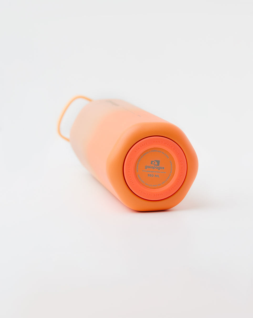 Garrafa River 950ml - Degradê Pêssego