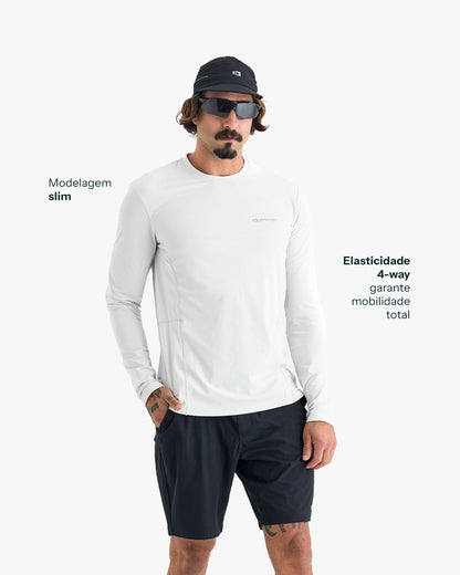 Blusa Segunda Pele Vella Freeze Masculina - Branca