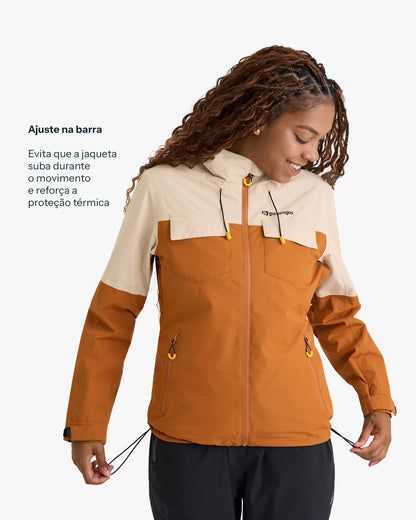 Jaqueta Impermeável Darwin Heat Feminina - Terracota
