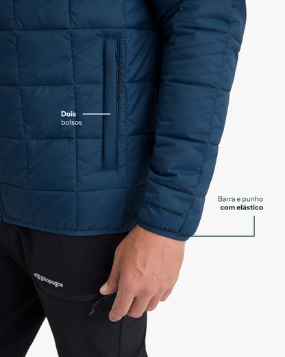 Jaqueta Puffer Ibex Thermolite Heat Masculina - Azul Marinho