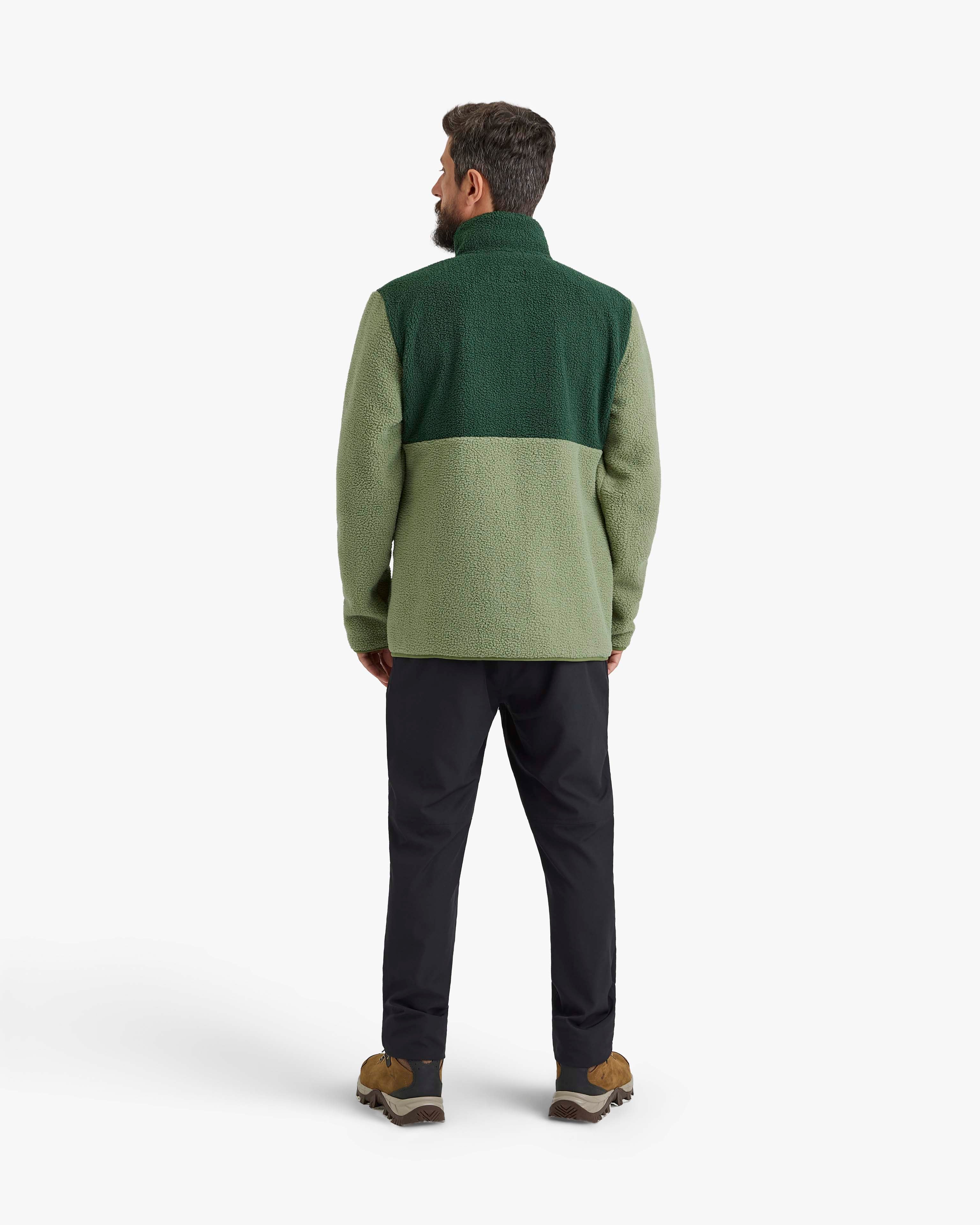 Blusão Fleece Sherpa Verde | Galapagos Outdoor