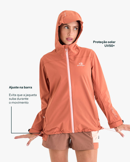 Jaqueta Impermeável Darwin Light Freeze Feminina - Terracota