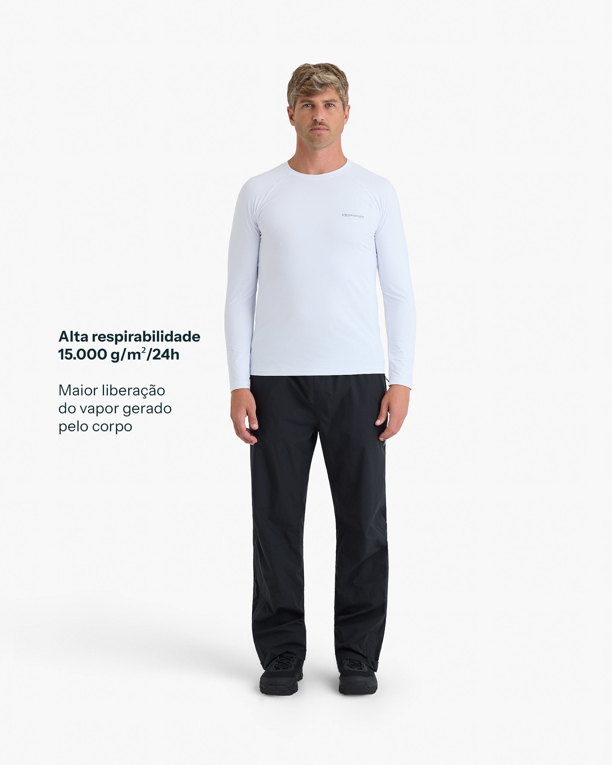 Calça Impermeável Darwin Storm Masculina - Preta