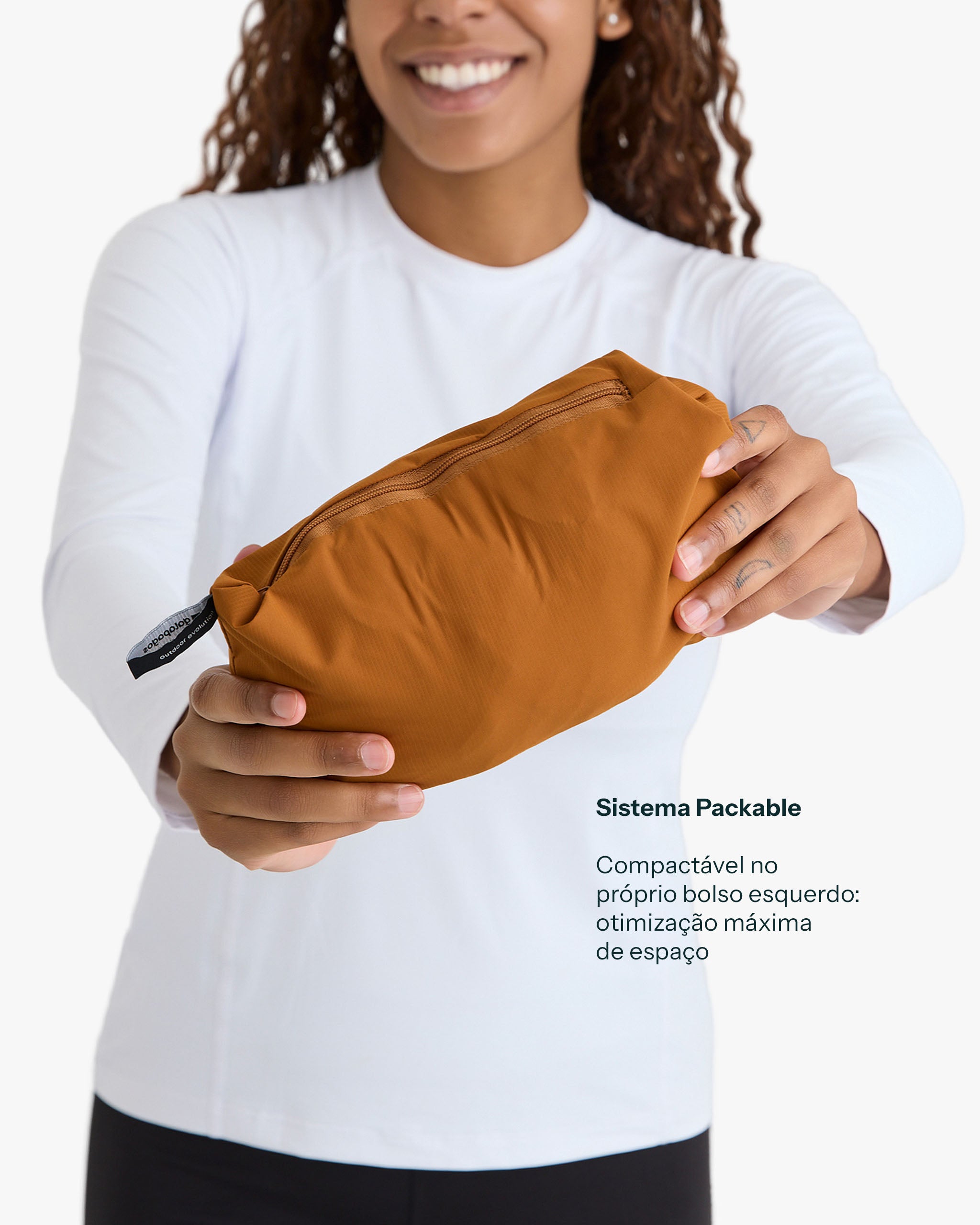 Jaqueta Impermeável Darwin Heat Feminina - Terracota