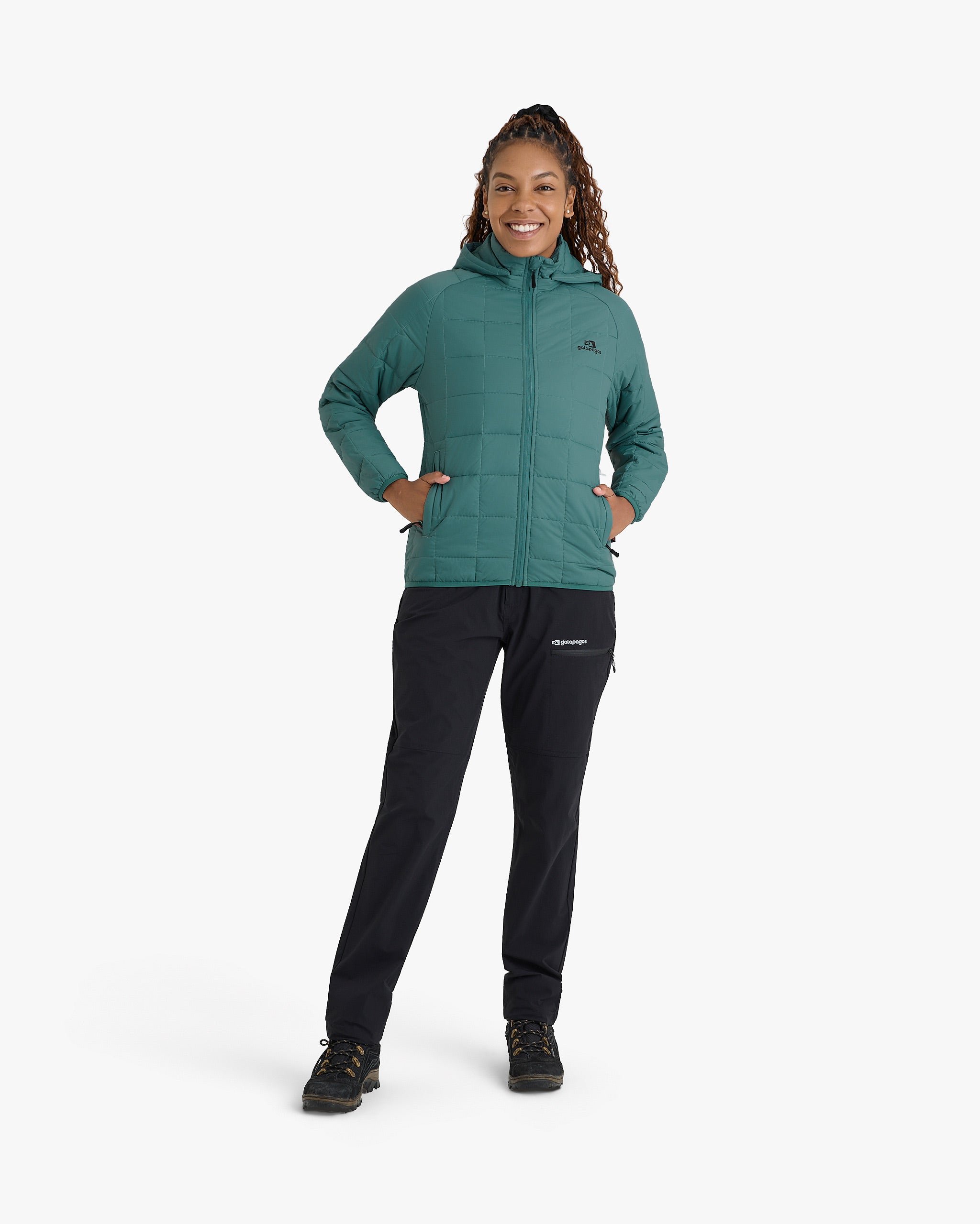 Jaqueta Puffer Ibex Thermolite Heat Feminina - Verde