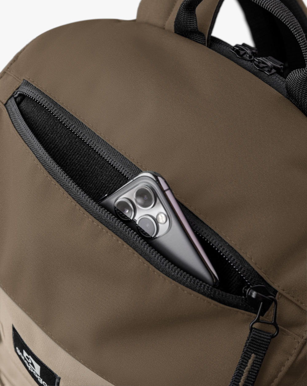 Mochila Pelican 30L - Marrom, Caramelo e Cáqui - Galapagos Outdoor