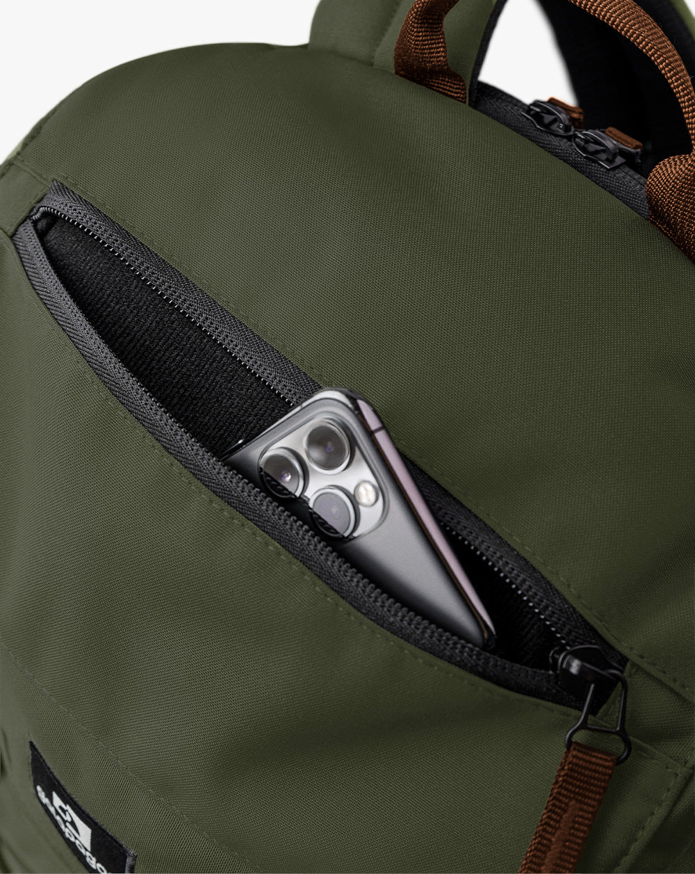 Mochila Pelican 30L - Verde e Cáqui - Galapagos Outdoor