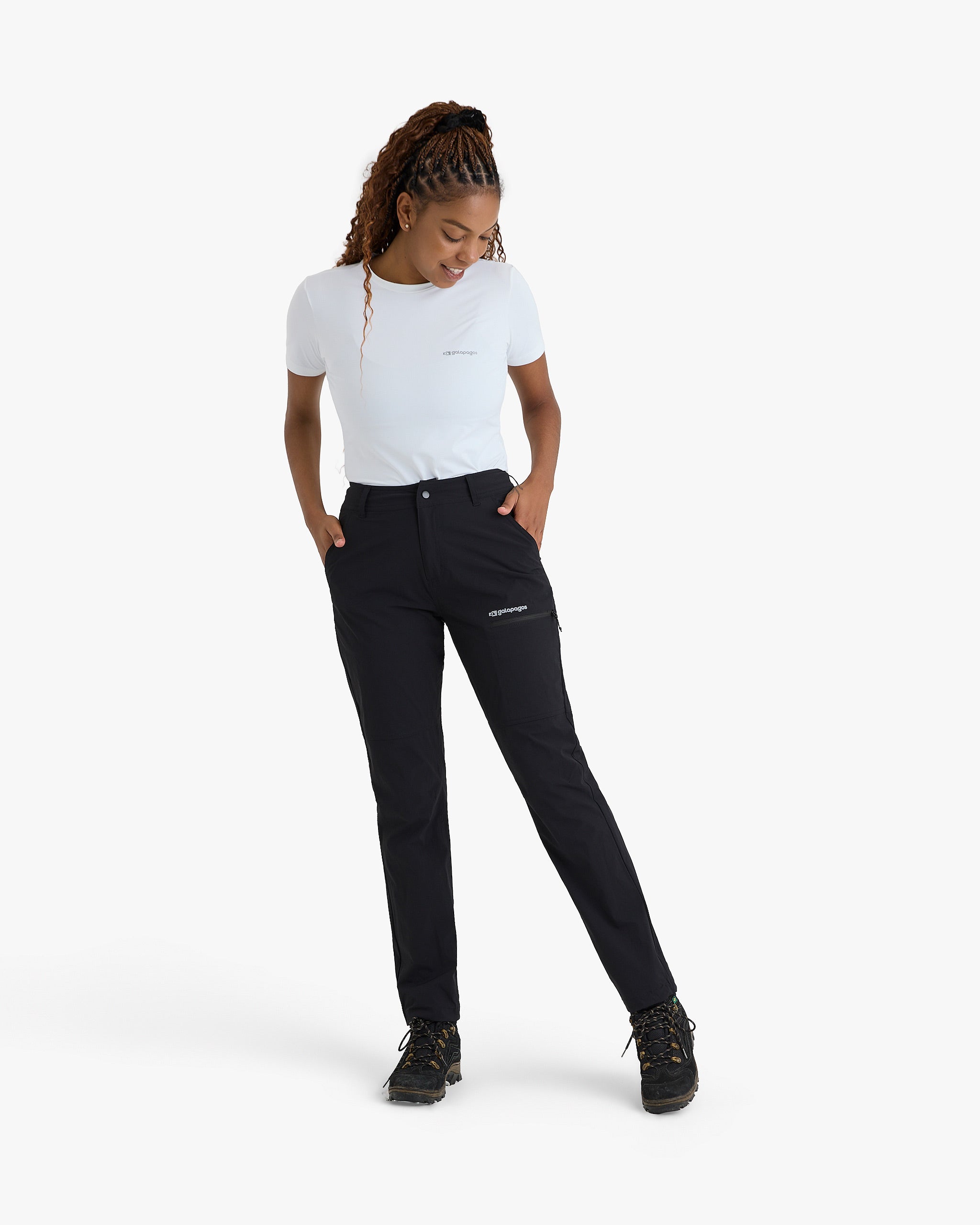 Calça Técnica Discovery Feminina - Preta - Galapagos Outdoor
