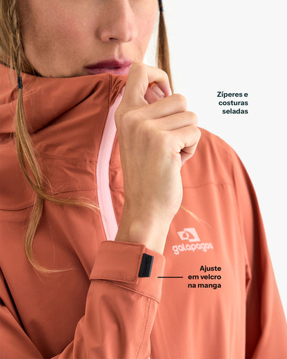 Jaqueta Impermeável Darwin Light Freeze Feminina - Terracota