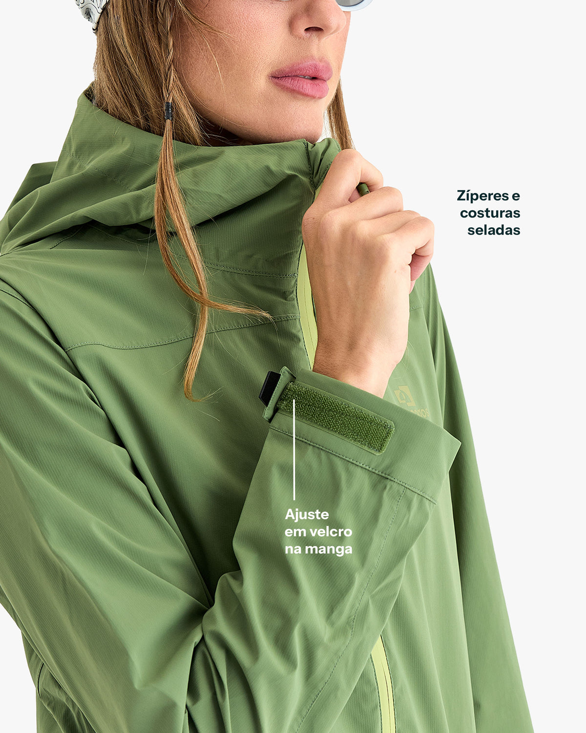 Jaqueta Impermeável Darwin Light Freeze Feminina - Verde