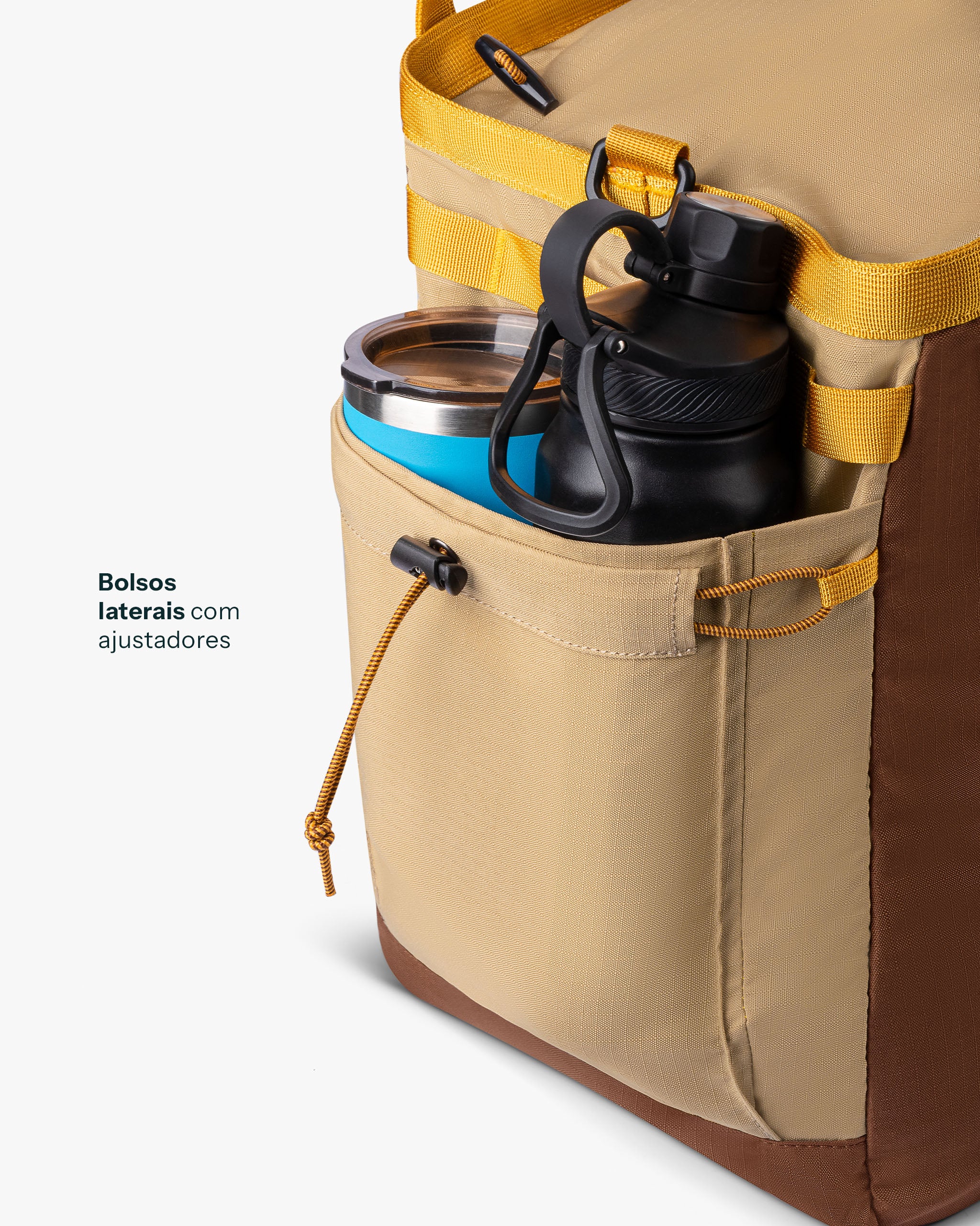 Bolsa Tote All-In 35L - Marrom e Bege