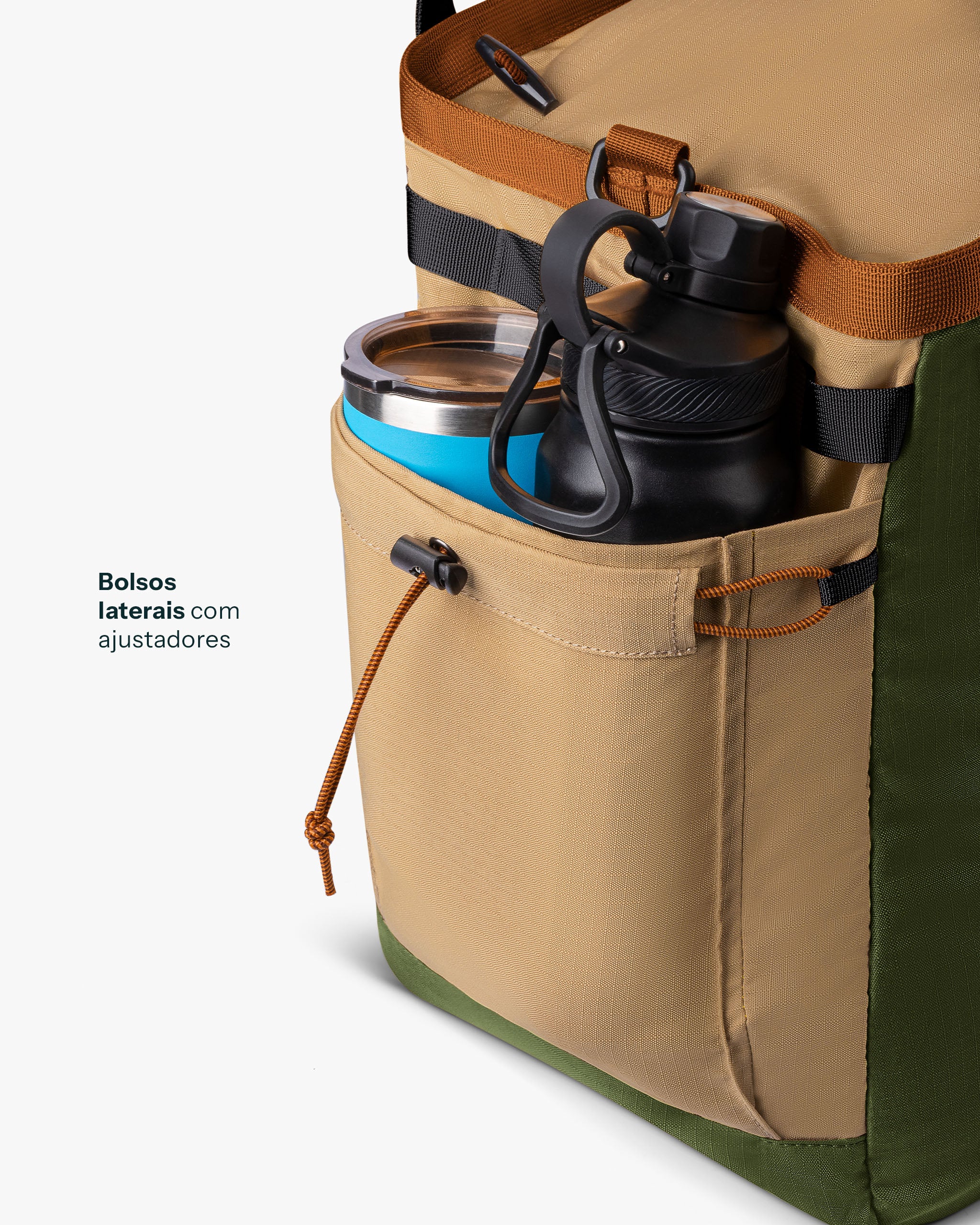 Bolsa Tote All-In 35L - Verde e Cáqui