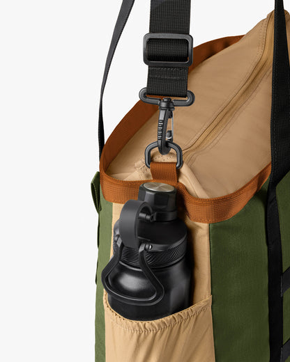 Bolsa Tote All-In Daily 21L - Verde e Cáqui