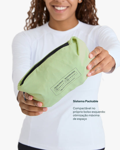 Jaqueta Impermeável Darwin Evolution 2.0 Feminina - Lavanda e Verde