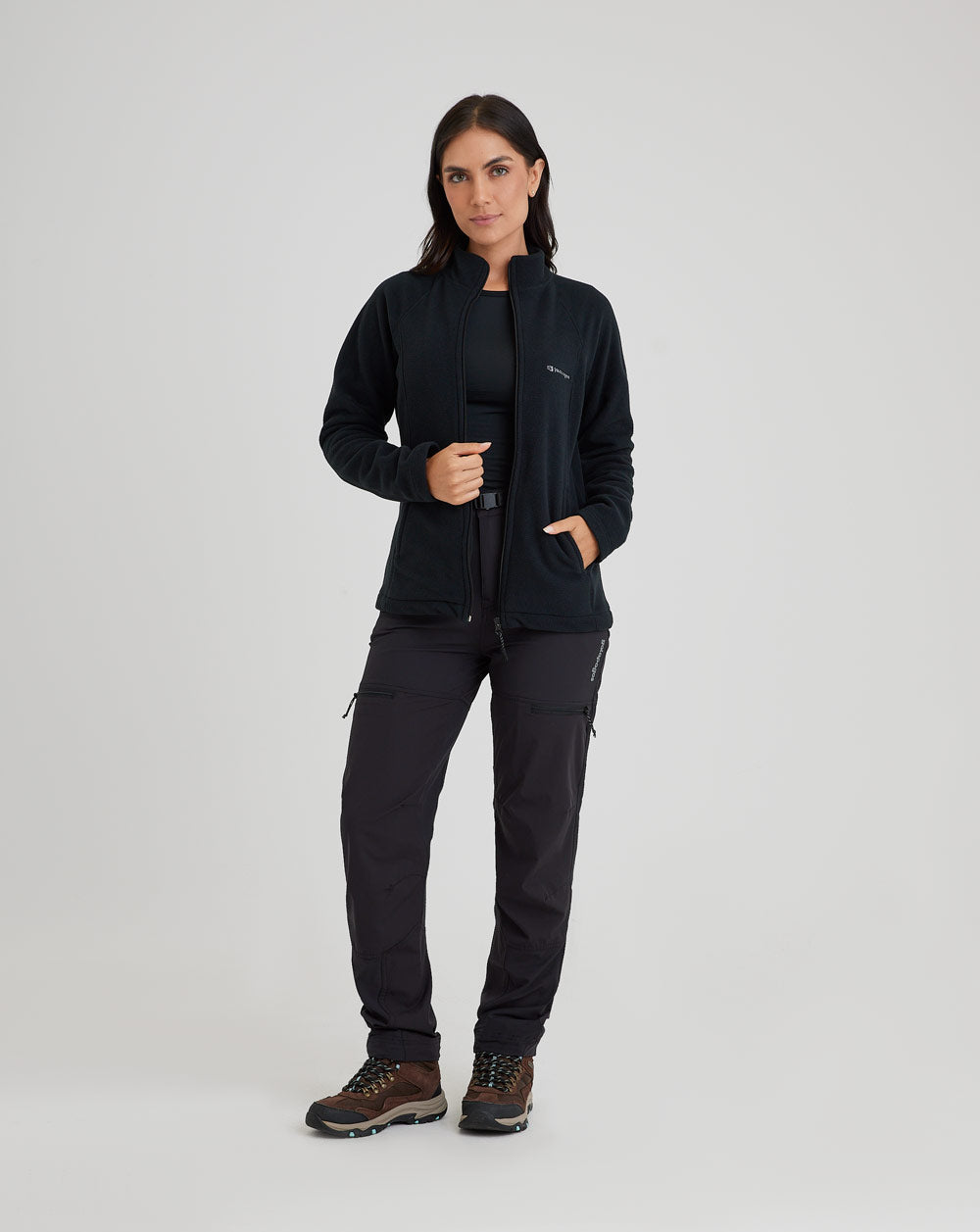 Jaqueta Fleece Kathmandu 2.0 Feminina - Preta