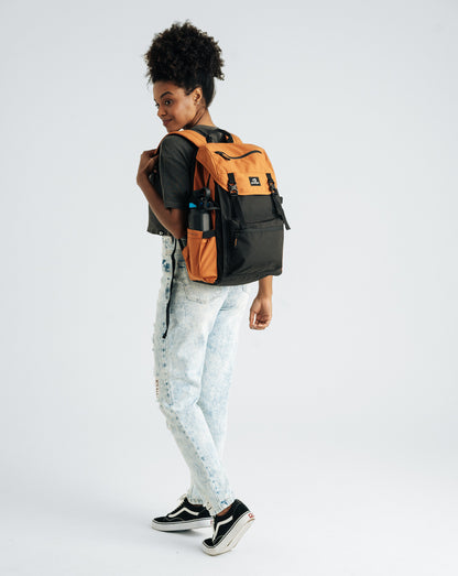 Mochila Pelican 30L - Preto e Caramelo