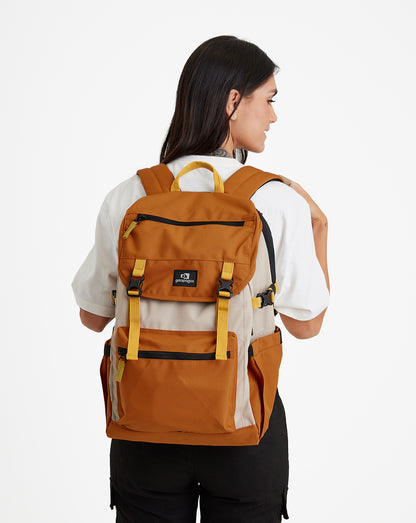 Mochila Pelican 30L - Terracota e Cáqui - Galapagos Outdoor