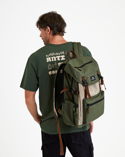Mochila Pelican 30L - Verde e Cáqui - Galapagos Outdoor