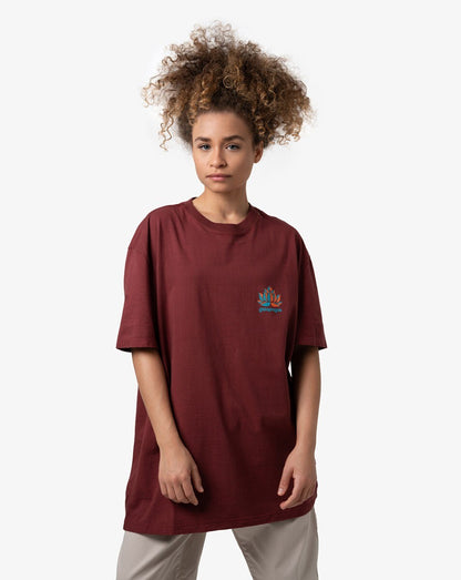 Camiseta All Gender Namastê - Marrom
