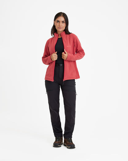 Jaqueta Fleece Kathmandu 2.0 Feminina - Goiaba