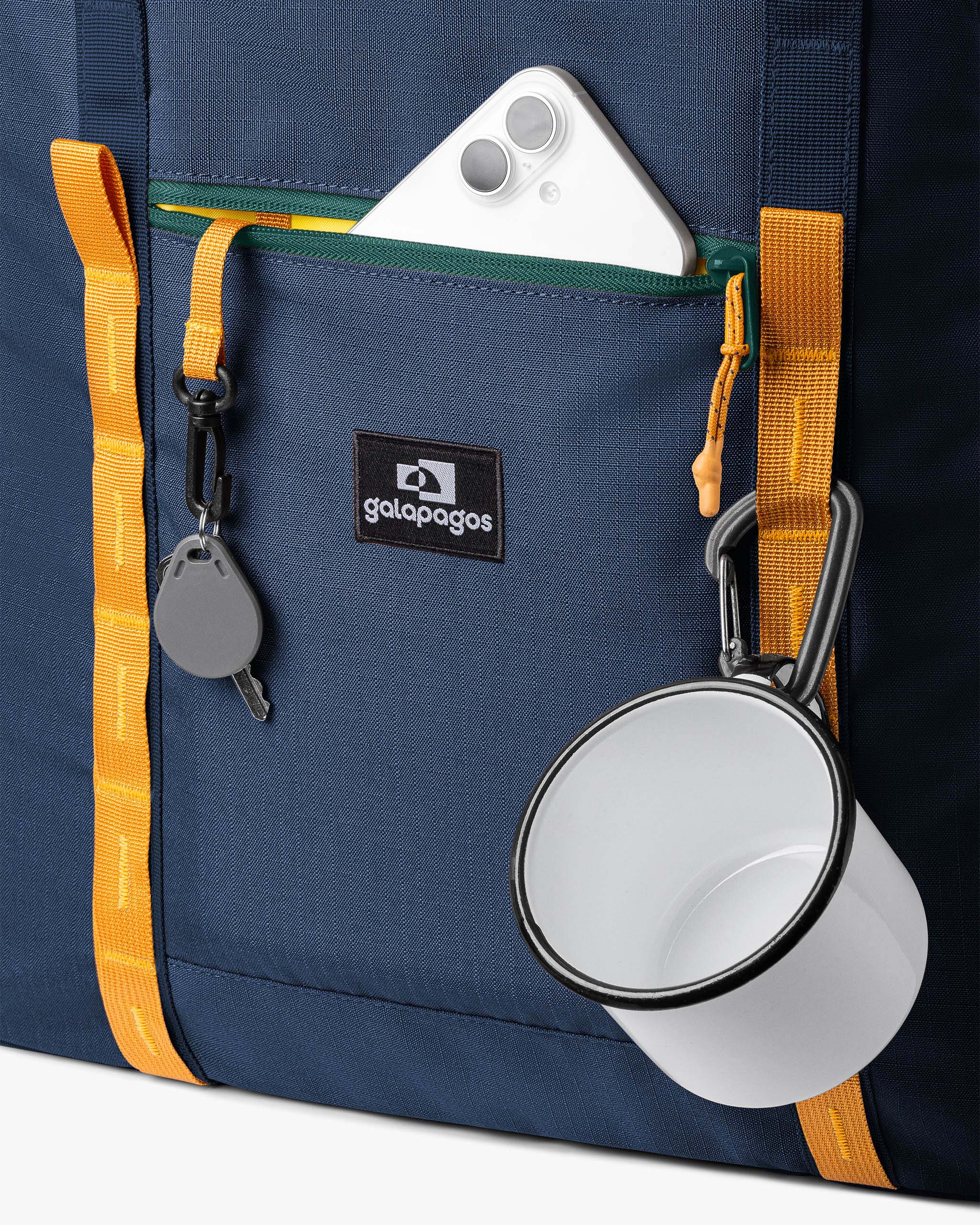 Bolsa Tote All-In Daily 21L - Marinho e Caramelo